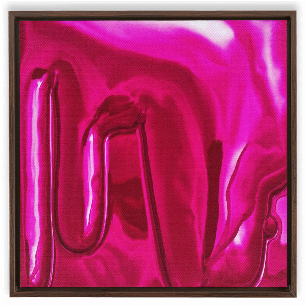 Canvas Print: "Pink Drip"