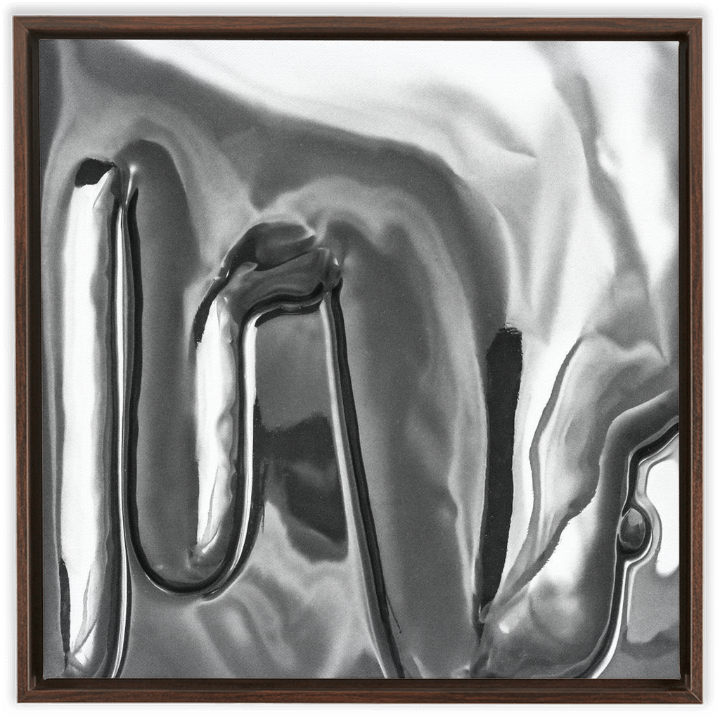Canvas Print: "Chrome Drip"