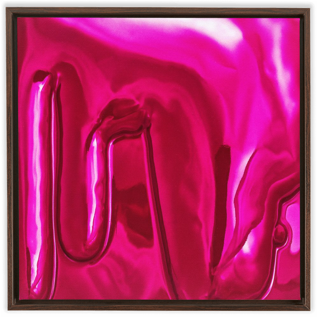 Canvas Print: "Pink Drip"