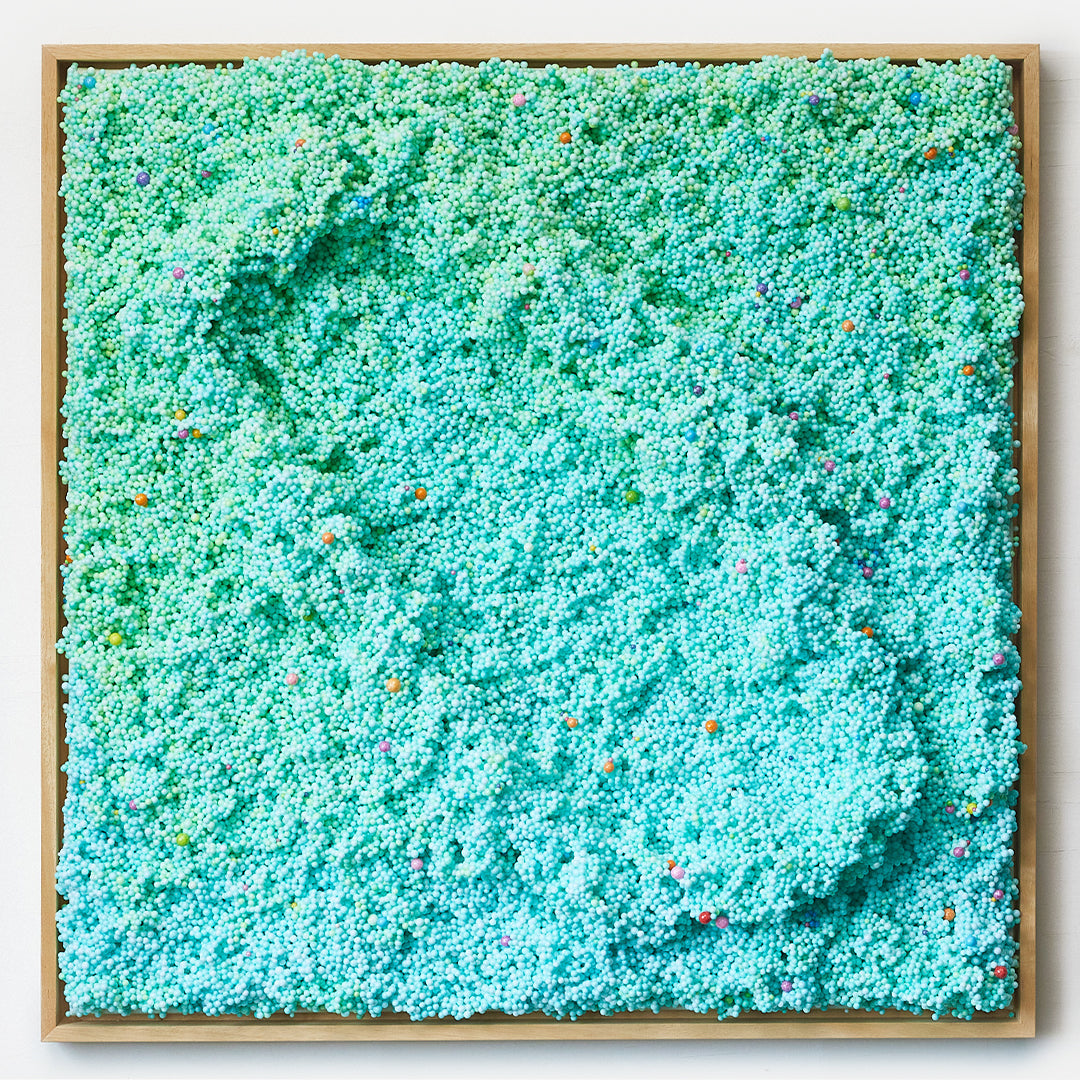 Sprinkles "Green to BlueGreen" | 60x60cm