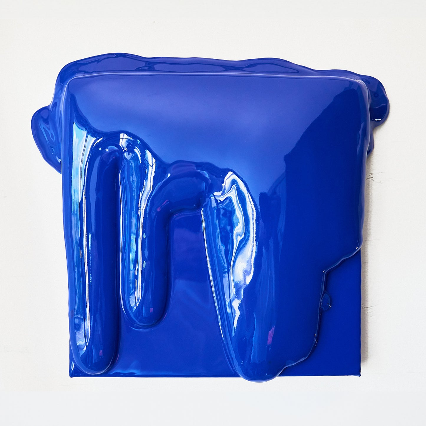 32x32cm | DRIP Serie .A Blue