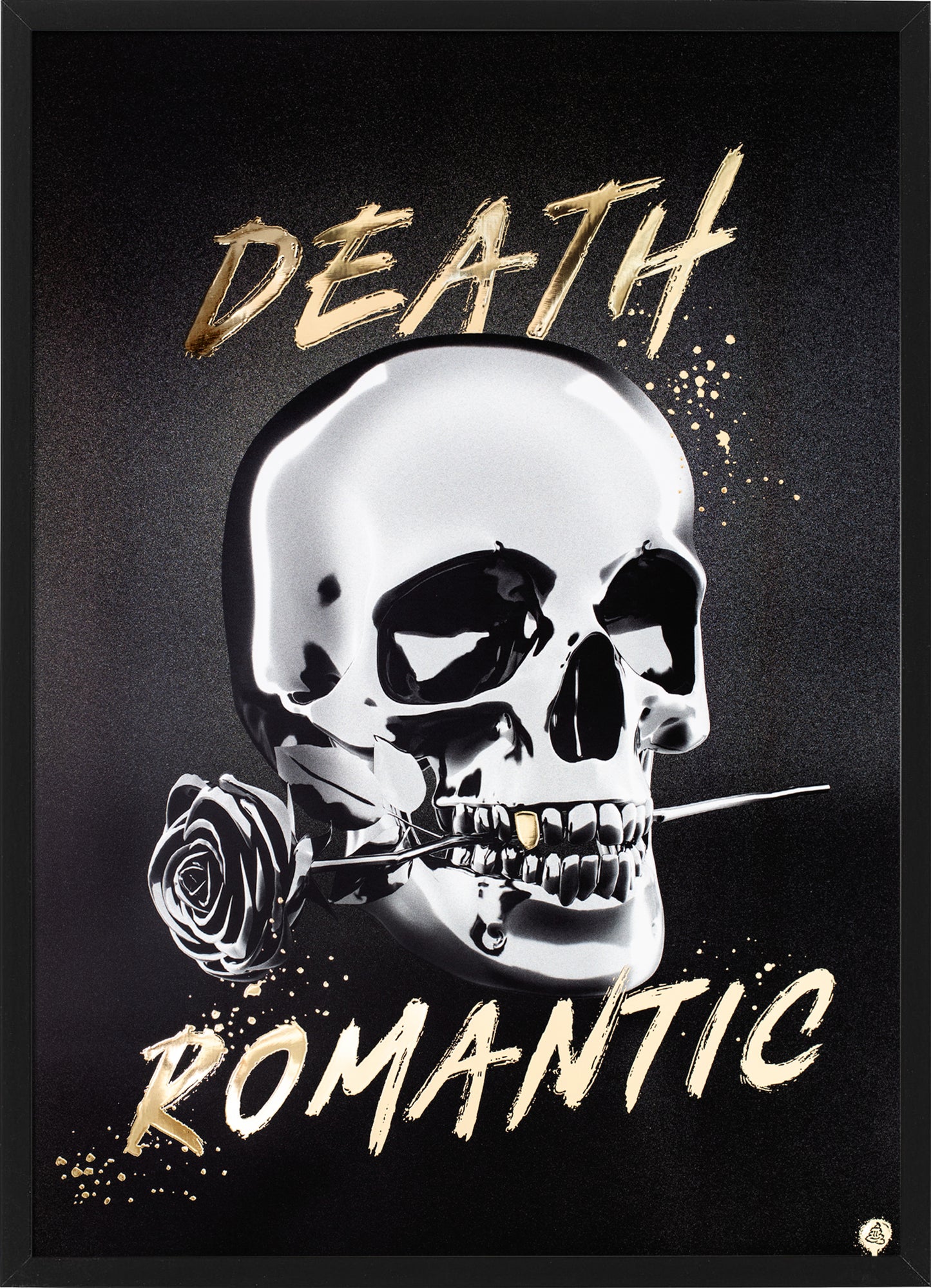 Death romantic | Gold print
