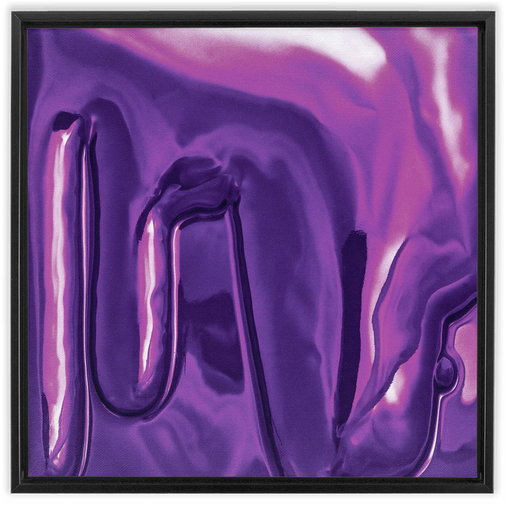 Canvas Print: "Purple Drip"