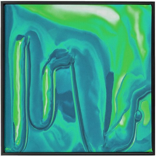 Canvas Print: "Greeeen Drip"