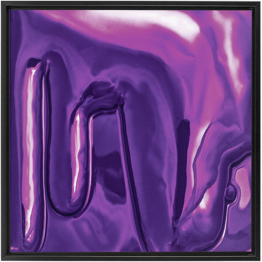 Canvas Print: "Purple Drip"