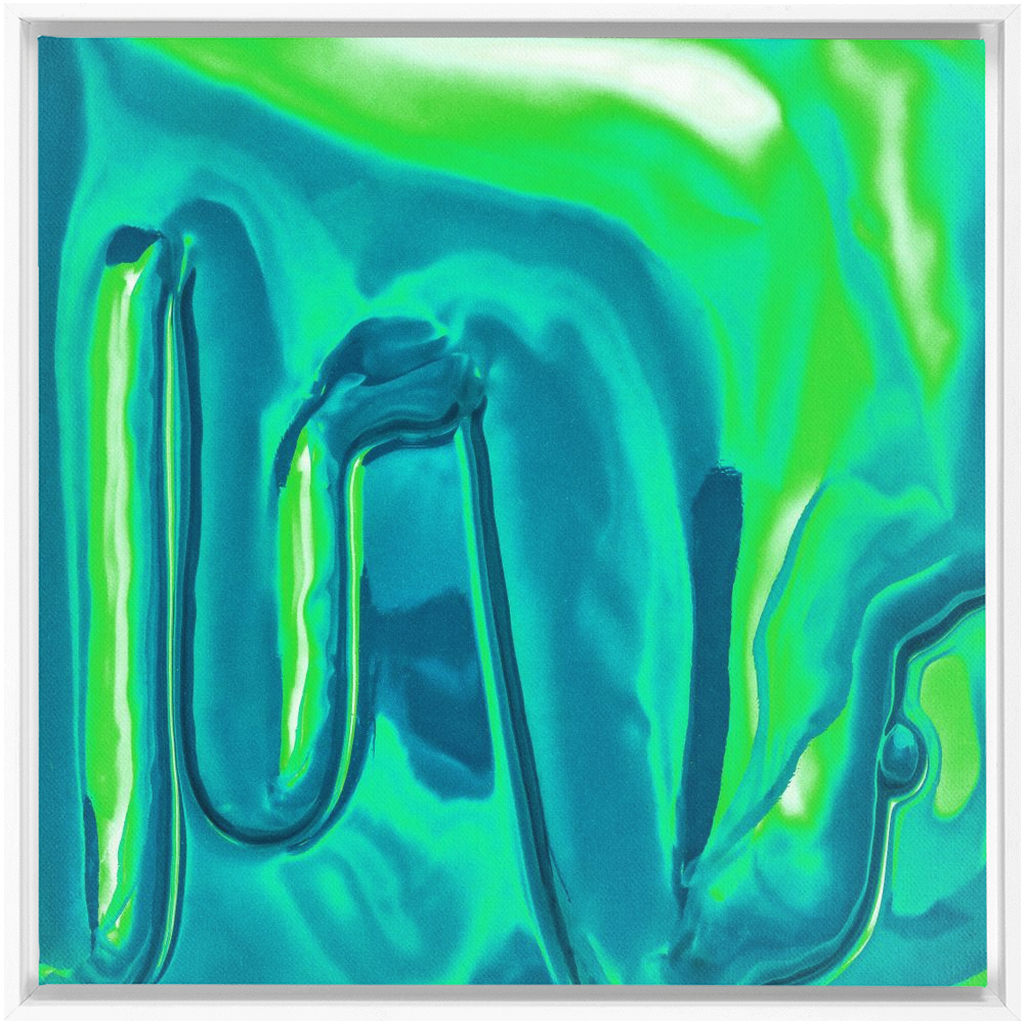 Canvas Print: "Greeeen Drip"