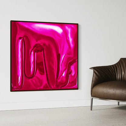 Canvas Print: "Pink Drip"