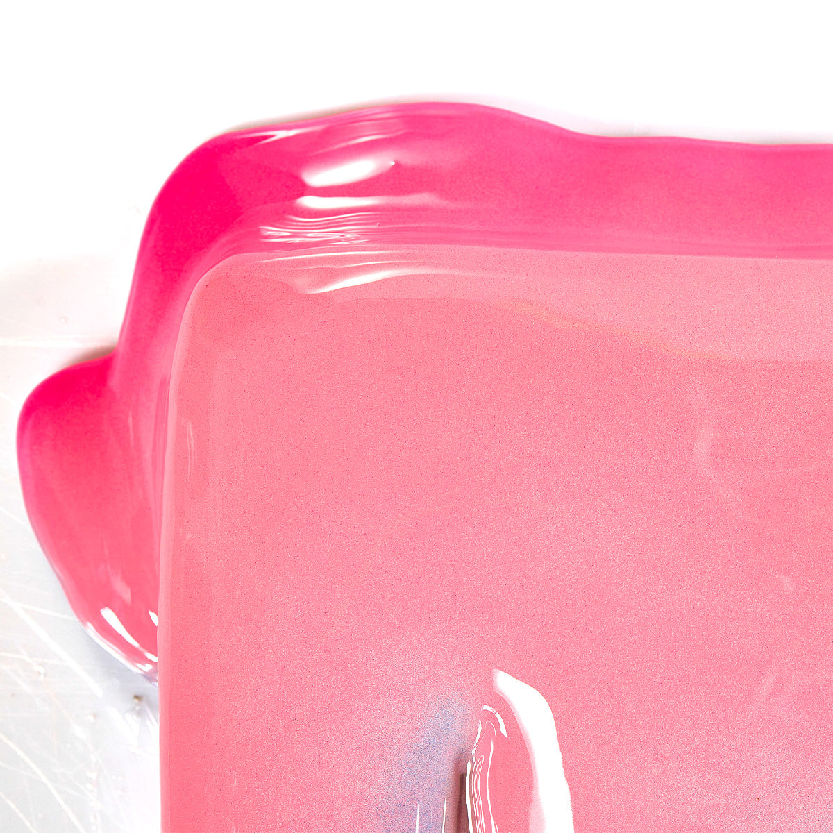 32x32cm | DRIP Serie .A - Pink to Cobalt Blue