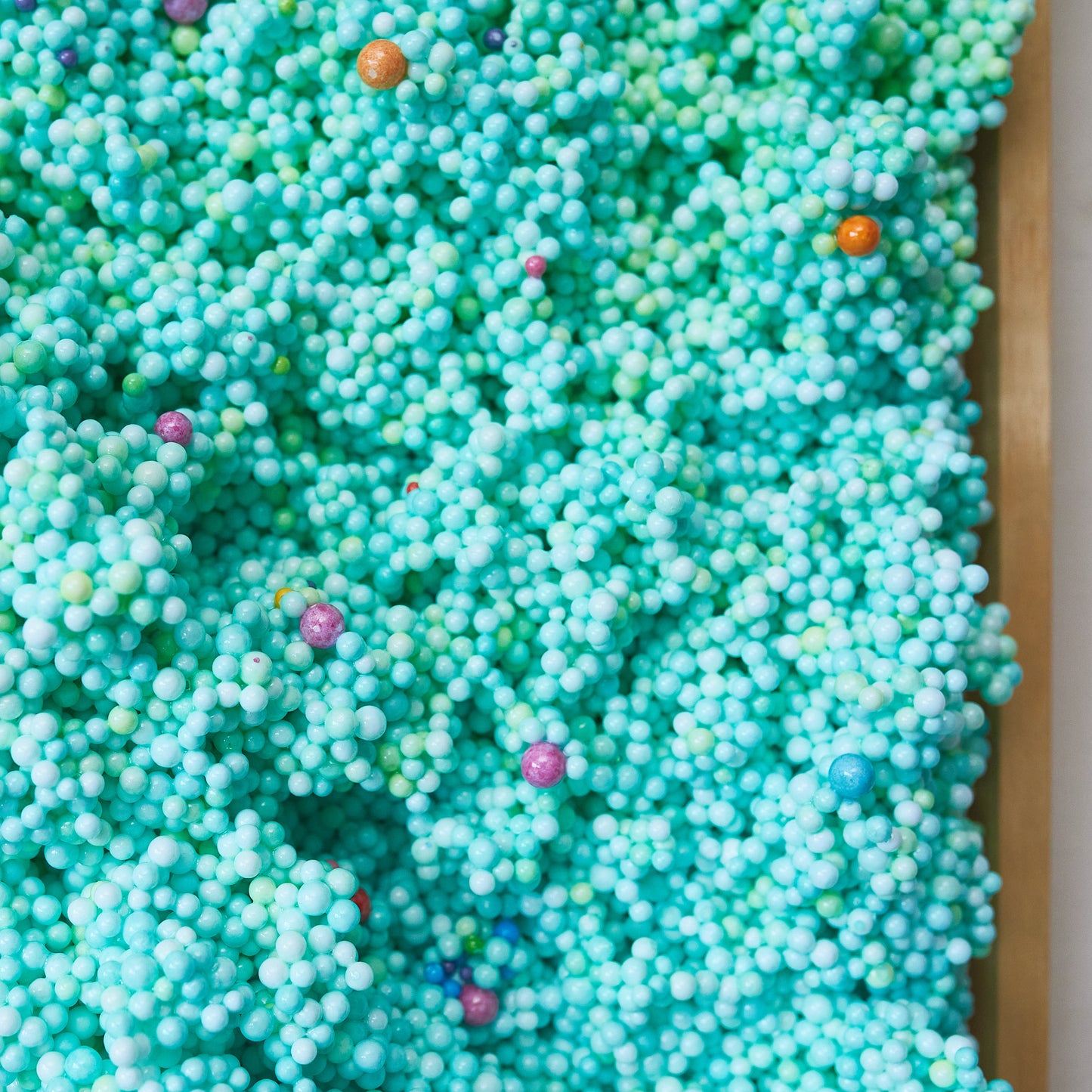 Sprinkles "Green to BlueGreen" | 60x60cm