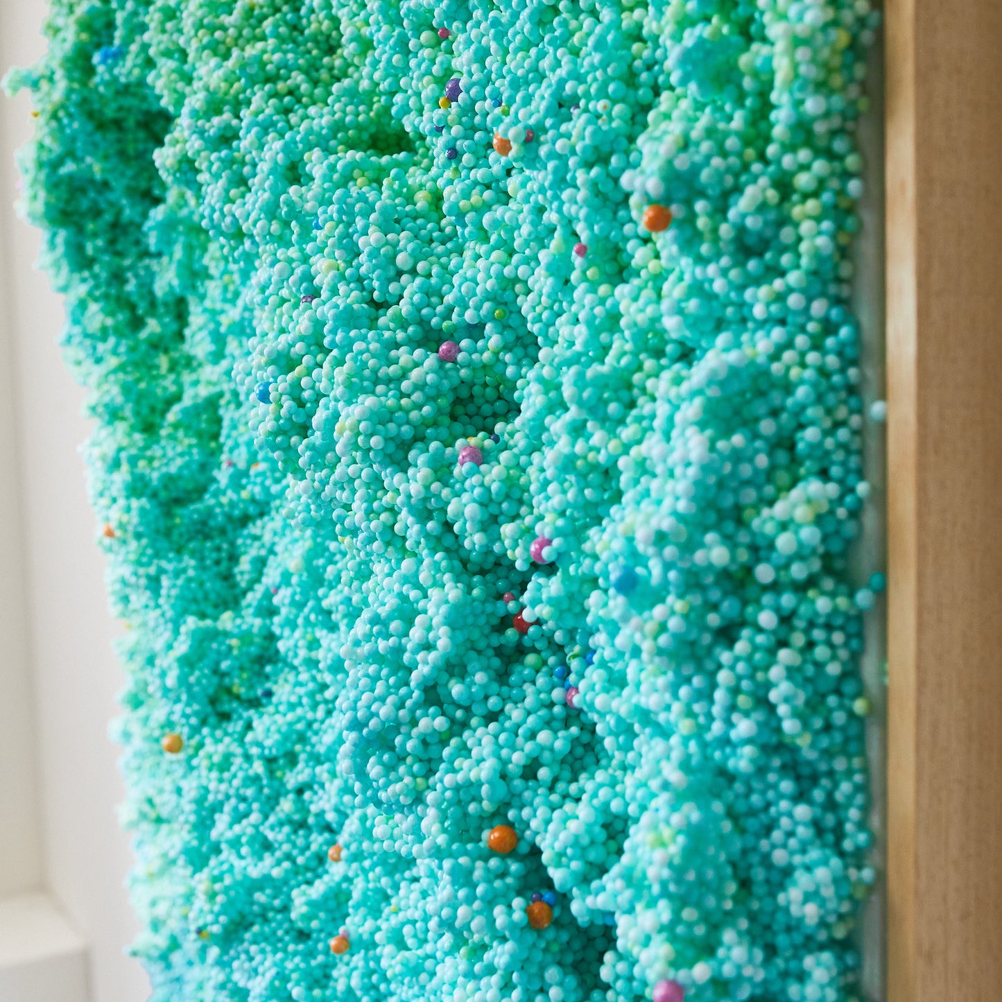 Sprinkles "Green to BlueGreen" | 60x60cm