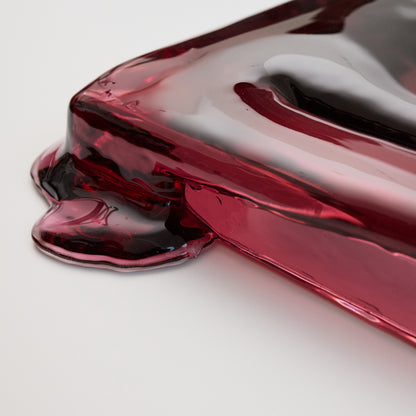32x32cm | DRIP Serie .A WineRed