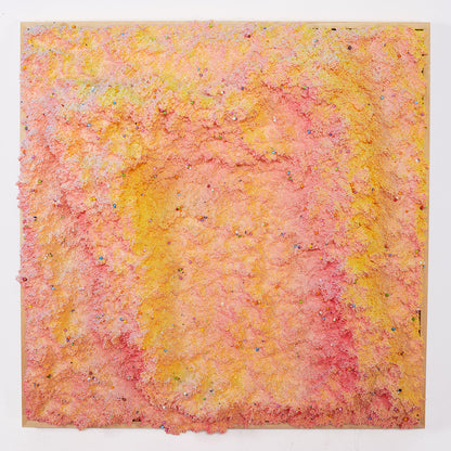 Sprinkles "Pink to Yellow" | 100x100cm