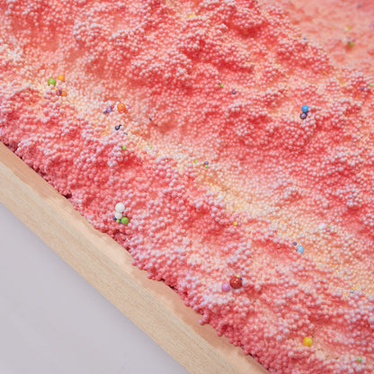 Sprinkles "Pink to Yellow" | 100x100cm