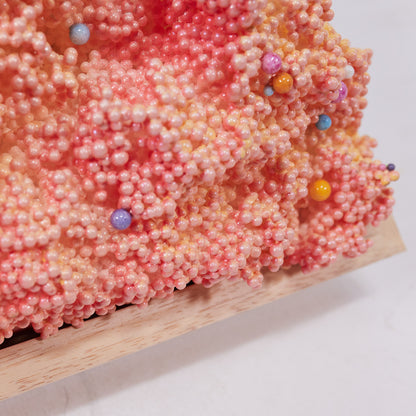 Sprinkles "Pink to Yellow" | 100x100cm