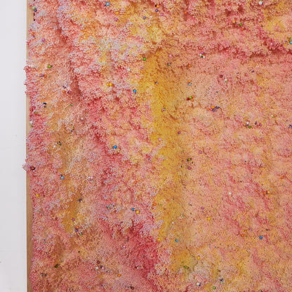 Sprinkles "Pink to Yellow" | 100x100cm