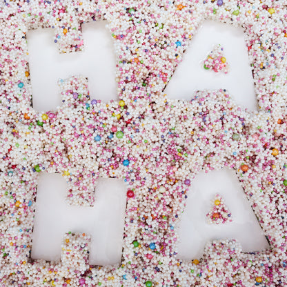 Sprinkles "HAHA" |  50x50cm