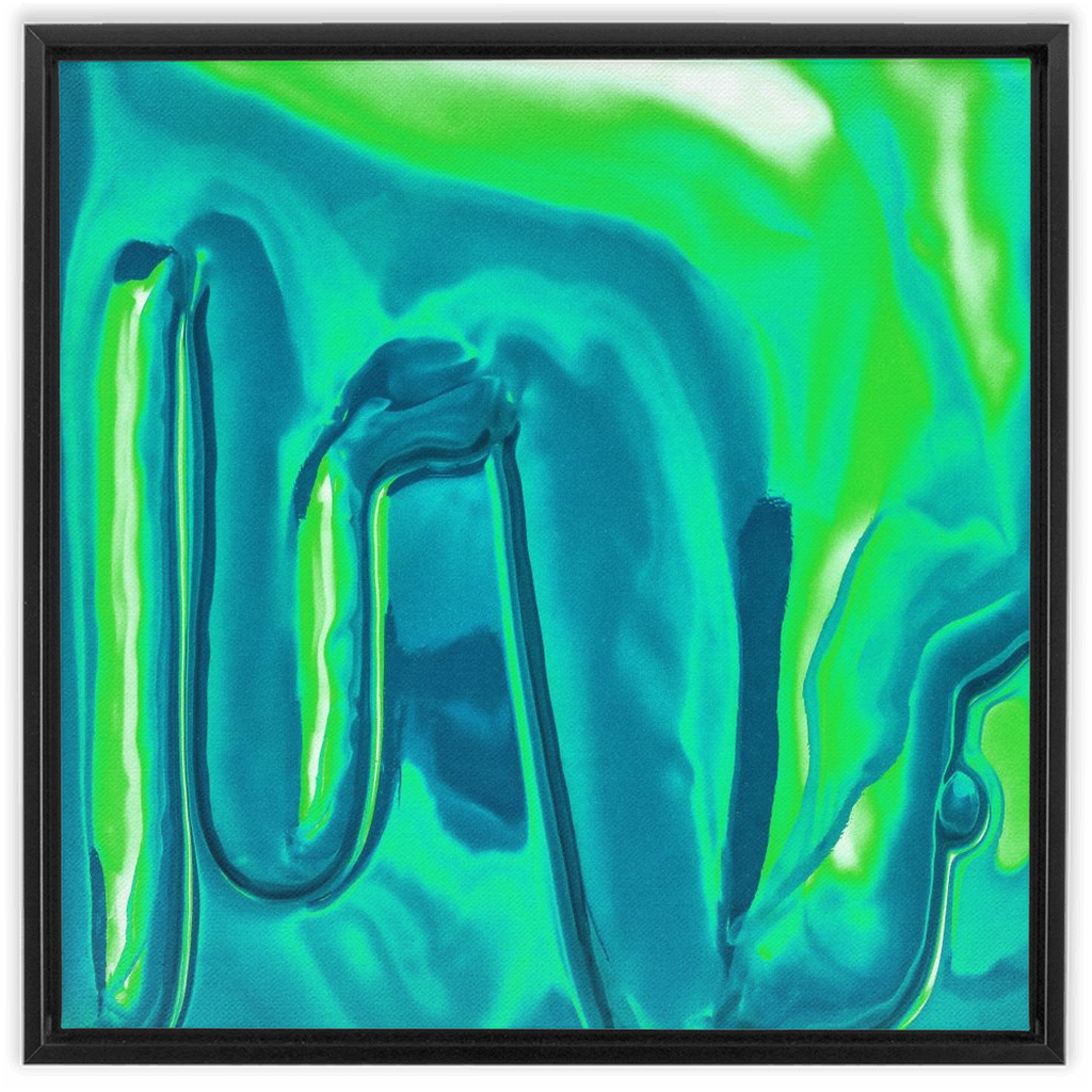 Canvas Print: "Greeeen Drip"