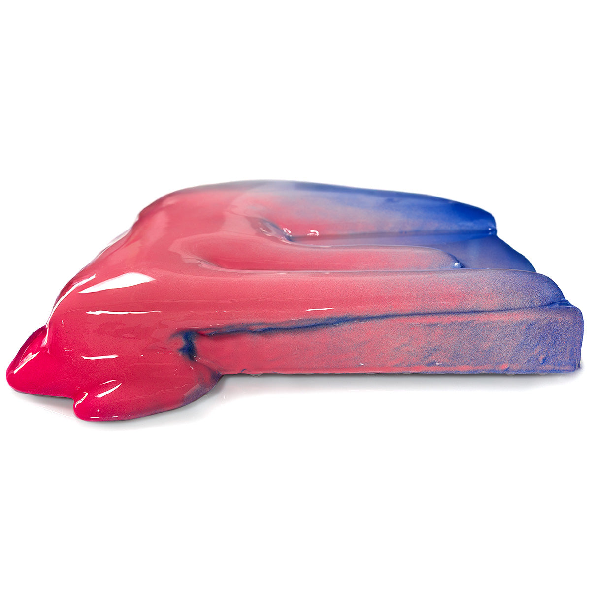 32x32cm | DRIP Serie .A - Pink to Cobalt Blue
