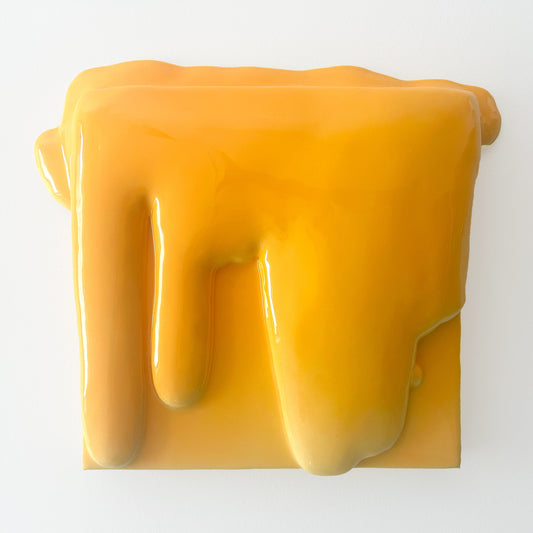 32x32cm | DRIP Serie .A - Yellow
