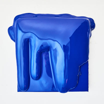 32x32cm | DRIP Serie .A Blue