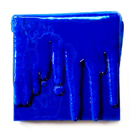 30x30cm | Blue Drip 002