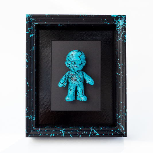 Mario doll (12cm) handfinished | Black and Blue